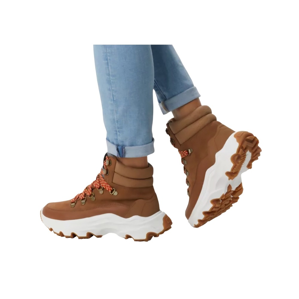 Sorel Kinetic Breakthrough Conquest  Lightweight Waterproof Suede Boots Brown 10